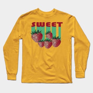 Lispe Sweet as Summer Strawberries Long Sleeve T-Shirt